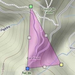 Troisième point et fermeture du triangle
